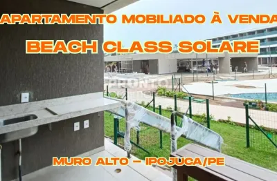Apartamento mobiliado à venda em porto de galinhas-ipojuca/pe | 1 quarto | 1 wc | 1 vaga | 41m²