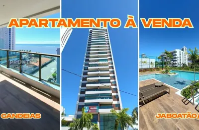 Apartamento à venda no ocean view em candeias-jaboatao/pe | 3 quartos | 1 suite | 1 wc | 1 vaga | 96m²