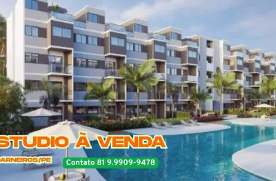 Studio à venda no costa dos coqueiros em carneiros-tamandare/pe | 1 quarto |1 wc | 1 vaga | 25m²