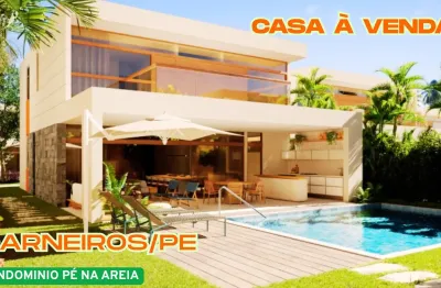 Casas à venda em condominio beira mar praia dos carneiros-tamandare/pe