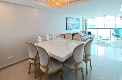 Apartamento em andar alto na avenida boa viagem | 119,52m² | varanda integrada | 3 quartos (2 suítes) | ficam os fixos | 1 vaga coberta