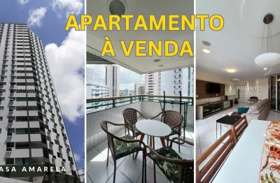 Apartamento à venda em casa amarela-recife/pe | 3 quartos | 2 suite | 1 wc | 3 vagas | 123m²