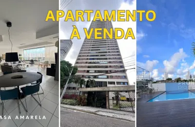 Apartamento à venda em casa amarela-recife/pe | 3 quartos | 2 suites | 1 wc | 2 vagas | 139m²