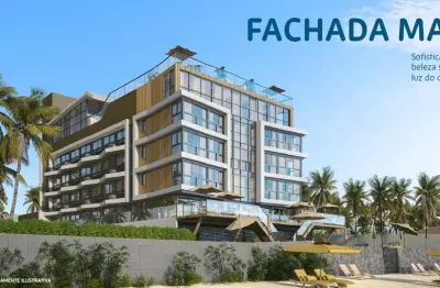 Studio à venda na beira mar em porto de galinhas-ipojuca/pe | 1 quarto | 1 wc | 1 vaga | 21m²