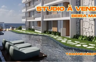 Studio a venda na beira mae praia de tamandare-ipojuca/pe | 2 quartos | 1 wc | 1 vaga | 41m²