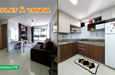 Flat à venda em candeias-jaboatao/pe | 1 quarto | 1 wc | 1 vaga | 33m²