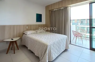 O studio frente piscina mais charmoso de muro alto | mobiliado e pronto pra viver o melhor do litoral!