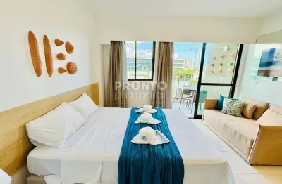 Flat mobiliado com makia decor | cond. incluso água | muro alto