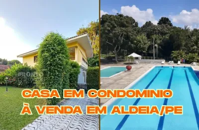 Casa duplex à venda em condominio  em aldeia-camaragibe/pe| 4 quartos sendo 1 suite | 2 wc | 2 vagas | 199m²