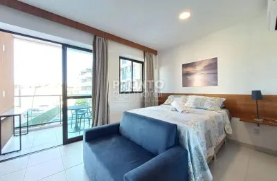 Flat mobiliado | porteira fechada | muro alto | condomínio resort completo