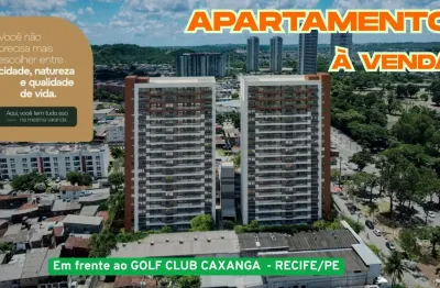 Apartamento à venda em frente ao golf club da caxanga-recife/pe| 2 quartos sendo 1 suite| 1 wc| 1 vaga| 47m²