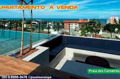 Studio à venda em carneiros-tamandare/pe | 1 quarto | 1 wc | 1 vaga | 31m²