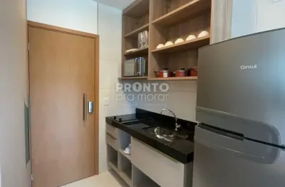 Apartamento mobiliado em muro alto | 29,93m² | 1 quarto | decorado | lazer completo