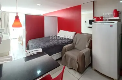 Apartamento flat 31,70m² com varanda | porteira fechada | lazer completo