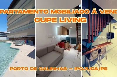 Apartamento mobiliado à venda em porto de galinhas-ipojuca/pe | 1 quarto | 1 wc | 29m²