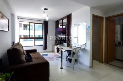 Flat 1 quarto | 33m² | candeias | andar alto | varanda | vaga | lazer completo