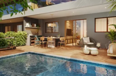 Apartamento térreo com piscina privativa e 04 suítes - estrutura de resort- rota due