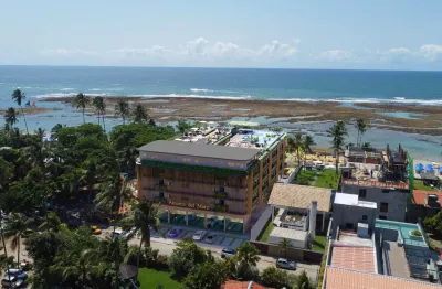 Apartamento à venda na beira mar de porto de galinhas/pe | 1 quarto | 1 wc | 1 vaga | 29m²