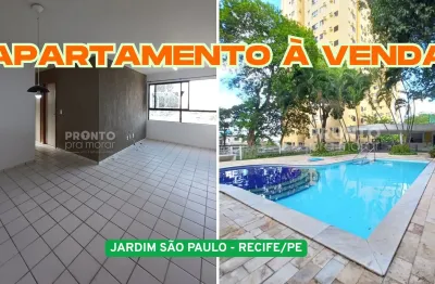 Apartamento à venda no village tropical residence em jardim são paulo-recife/pe