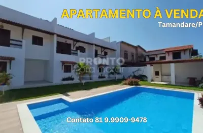 Apartamento à venda em tamandare/pe | 1 quarto | 1 wc | 1 vaga | 45m²