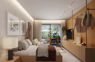 Studio rooftop 51,28m²  |•| cobertura |•| 1 quarto |•| praia dos carneiros