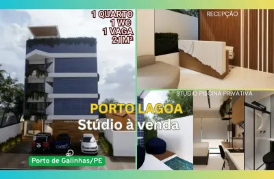 Apartamento/studio à venda em porto de galinhas-ipojuca/pe