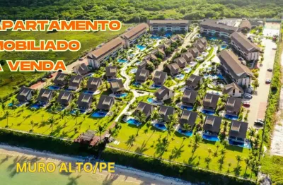 Apartamento mobiliado à venda no nui supreme beach living em muro alto/pe
