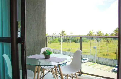 Apartamento à venda | mobiliado em muro alto | próximo ao mar | frente piscina
