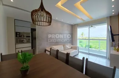 Apartamento mobiliado : entre, sinta o mar e decida | palm village acqua | muro alto | 67m² | 3 quartos
