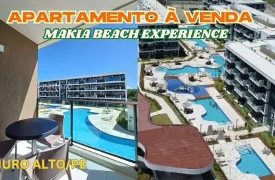 Apartamento à venda no makia beach experience em muro alto/pe