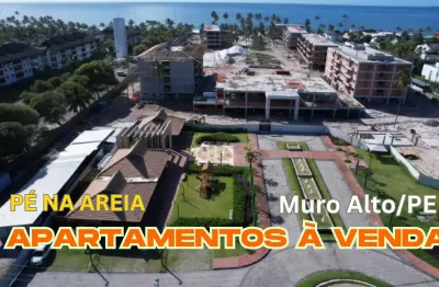 Apartamento à venda no samoa villa resort beira mar em muro alto/pe