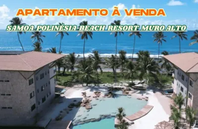 Apartamento à venda no samoa villa resort em muro alto/pe 2 quartos sendo 1 suite 1 wc 1 vaga