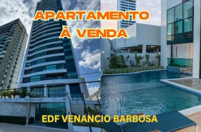 Apartamento à venda edf venancio barbosa na beira mar de casa caiada - olinda/pe