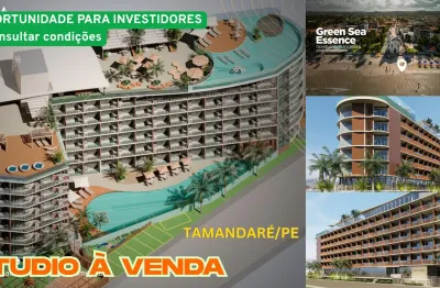 Studio à venda na praia de campas em tamandare/pe - 1 quarto | 1 wc | 1 vaga | 19m²