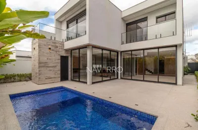 Sobrado com 4 suítes à venda, 360 m² por r$ 3.750.000 - alphaville nova esplanada - votorantim/sp