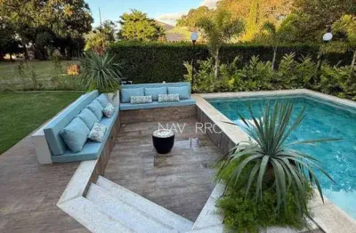 Casa com 4 dormitórios à venda, 486 m² por r$ 5.900.000,00 - lago azul condomínio e golfe clube - araçoiaba da serra/sp