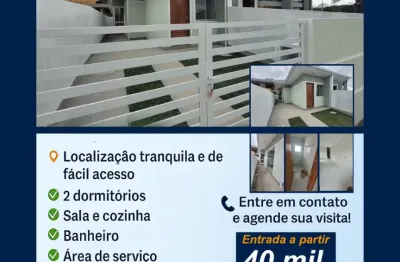Casa com 2 quartos à venda na Servidão Albertina Clausen, 100, Forquilhas, São José