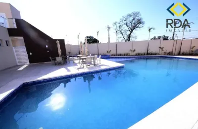 Aqui você conta com apartamentos de 2 dormitórios, 2 vagas por apartamento, segurança 24h e um lazer incrível e completo com mais de 10 itens