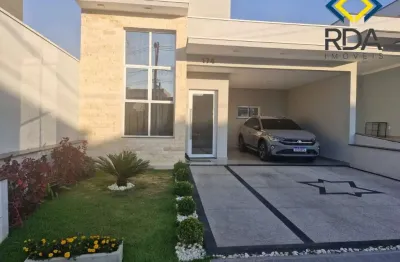 Encante-se com essa casa térrea completa no condomínio mântova com ambientes 100% planejados e climatizado