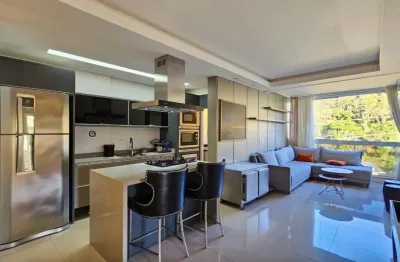 Apartamento mobiliado e decorado de 3 dormitórios,com 2 vagas de garagem e hobby-box - córrego grande - florianópolis