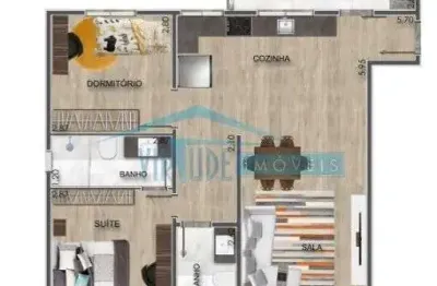 Apartamento em condomínio para venda no bairro vila carrão, 2 dorm, 1 suíte, 1 vaga, 83 m