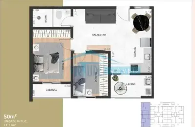 Apartamento em condomínio para venda no bairro aricanduva, 2 dorm, 31 m