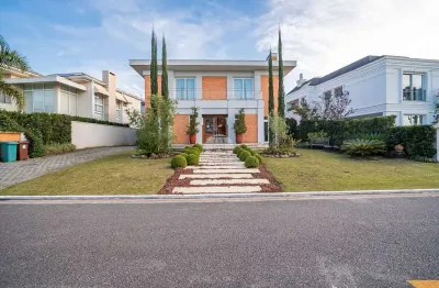 Casa em condomínio fechado com 4 quartos à venda na rua das gaivotas, 980, alphaville graciosa, pinhais, 498 m2 por r$ 4.800.000