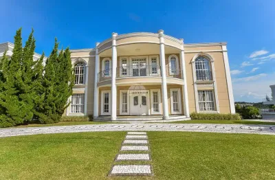 Casa em condomínio fechado com 4 quartos à venda na rua aripuanã, 286, alphaville graciosa, pinhais, 400 m2 por r$ 3.490.000