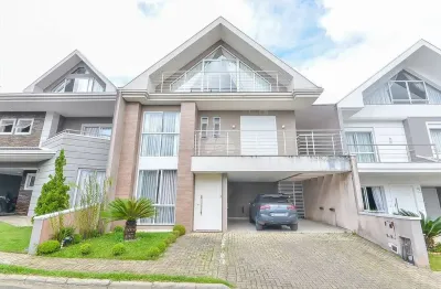 Casa em condomínio fechado com 5 quartos à venda na rua dionira moletta klemtz, 201, santa quitéria, curitiba, 330 m2 por r$ 2.574.000