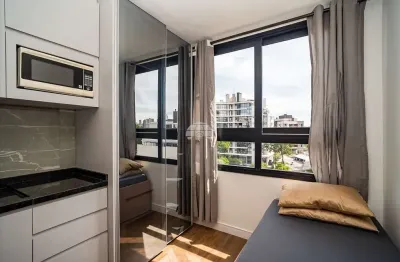 Kitnet / stúdio à venda na rua campos sales, 329, alto da glória, curitiba, 13 m2 por r$ 290.000
