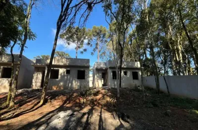Casa em condomínio fechado com 3 quartos à venda na rua antônio chemin, 323, roça grande, colombo, 58 m2 por r$ 380.000