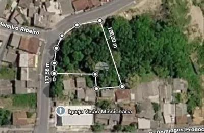 Terreno à venda na Rua Professor Antônio Rodrigues Dias, SN, Planta Nossa Senhora de Lourdes, Almirante Tamandaré, 1640 m2 por R$ 250.000