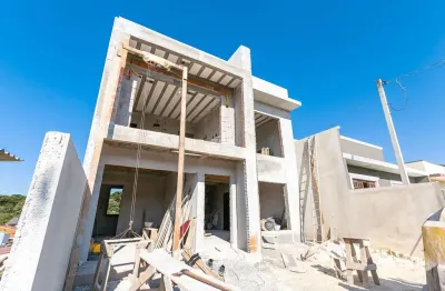 Casa em condomínio fechado com 3 quartos à venda na rua francisco druzyk, 84, águas claras, campo largo, 130 m2 por r$ 580.000