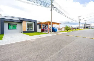 Casa em condomínio fechado com 3 quartos à venda na rua casemiro de abreu, 30, são marcos, campo largo, 111 m2 por r$ 580.000